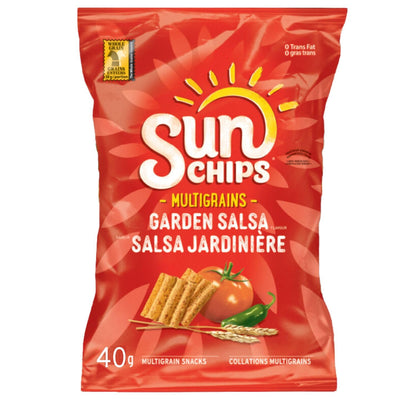 Sunchips Multigrain Garden Salsa Chips Snack Bag 40g/1.4oz (Shipped from Canada)