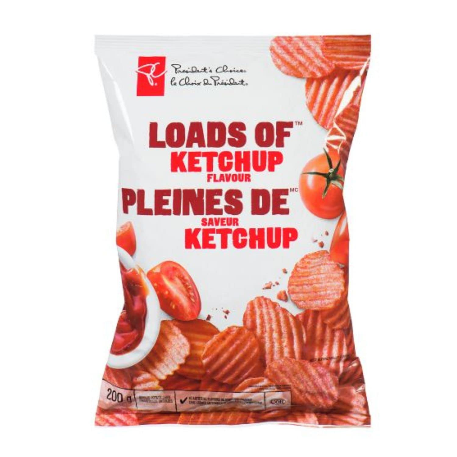 Presidents Choice Loads of Ketchup Rippled front cover