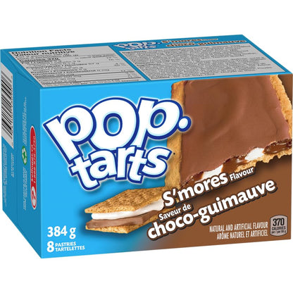 Kellogg's Pop-Tarts toaster pastries, S'mores, 8 pastries, 384g/13.5oz (Shipped from Canada)