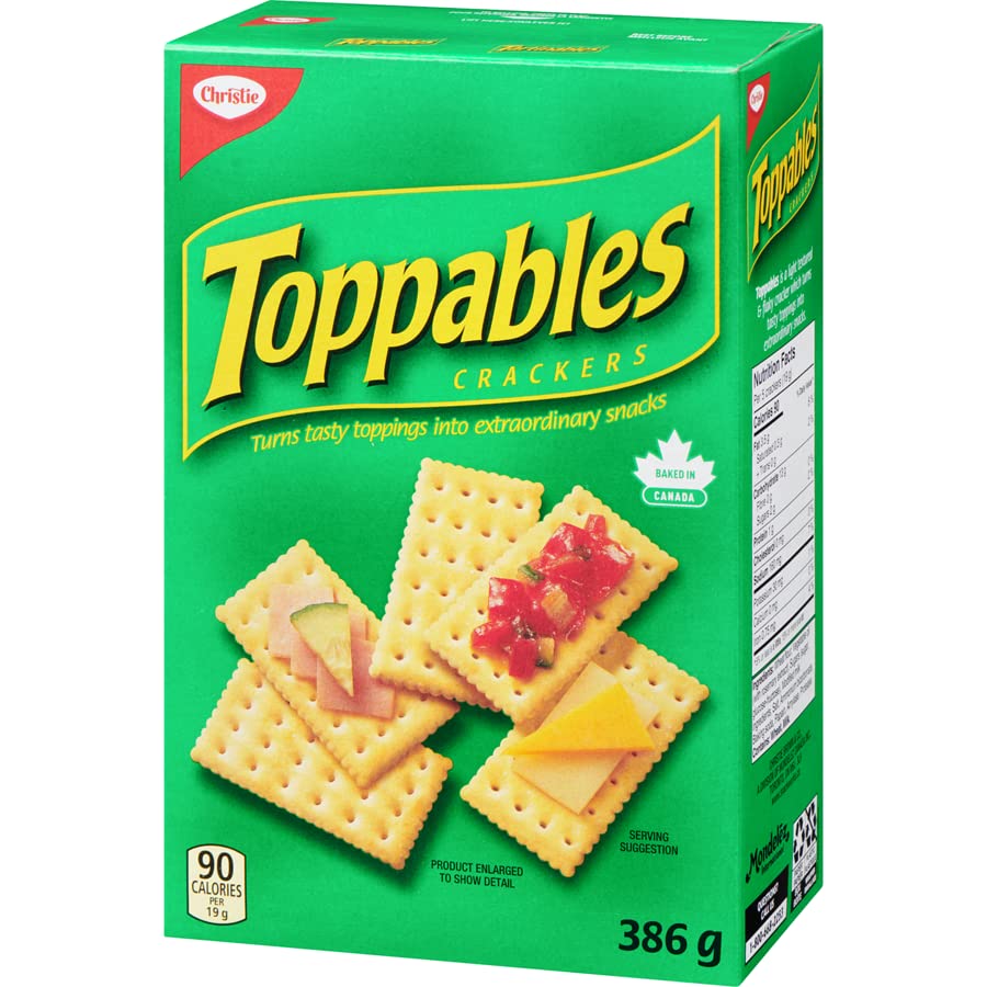 Christie Toppables Crackers 386g/13.6oz (Shipped from Canada)