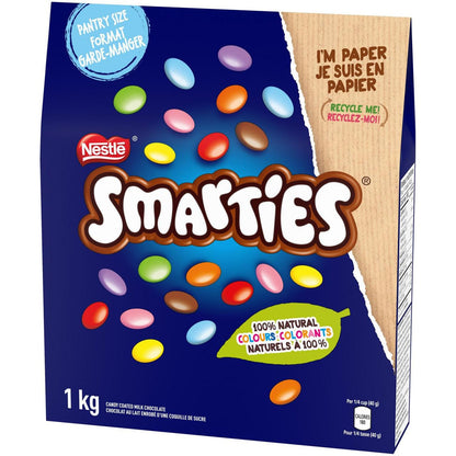 Smarties Chocolate Candy Pantry Size, 1kg/35.2oz (Shipped from Canada)