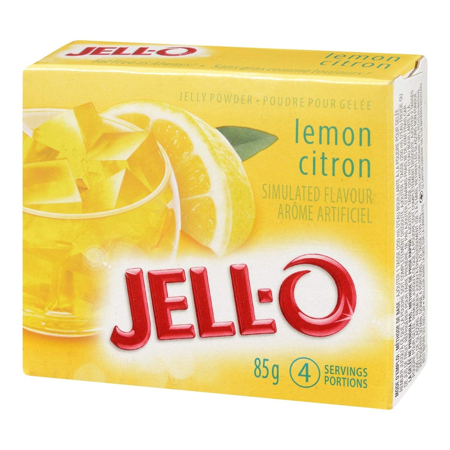 Jell-O Jelly Powder Lemon 85g/2.99oz (Shipped from Canada)