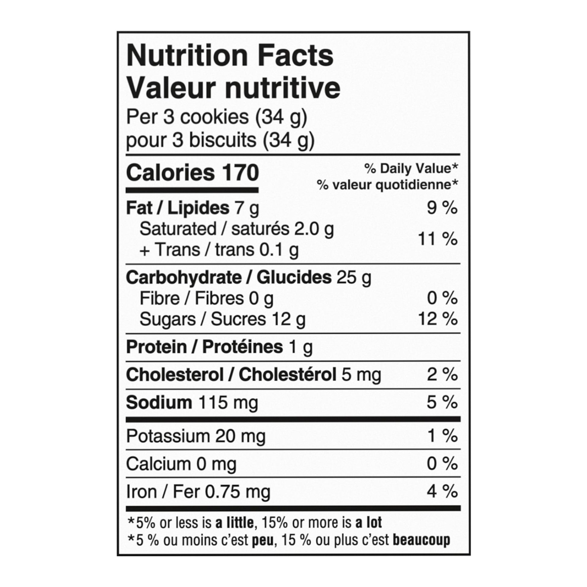 Oreo Golden Sandwich Cookies Nutrition Facts French