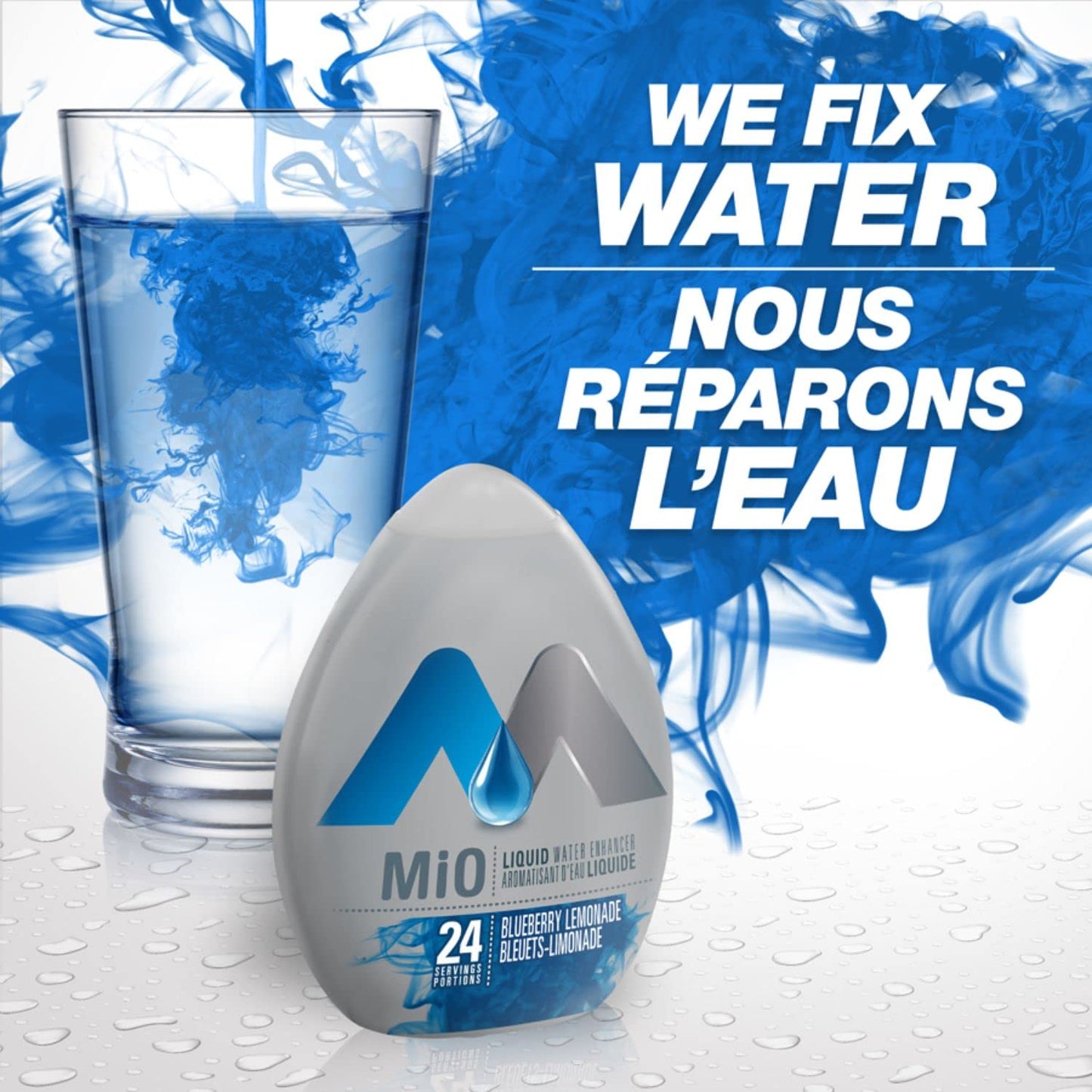 MiO Blueberry Lemonade Liquid Water Enhancer 48mL/1.6 fl. oz. (Shipped from Canada)