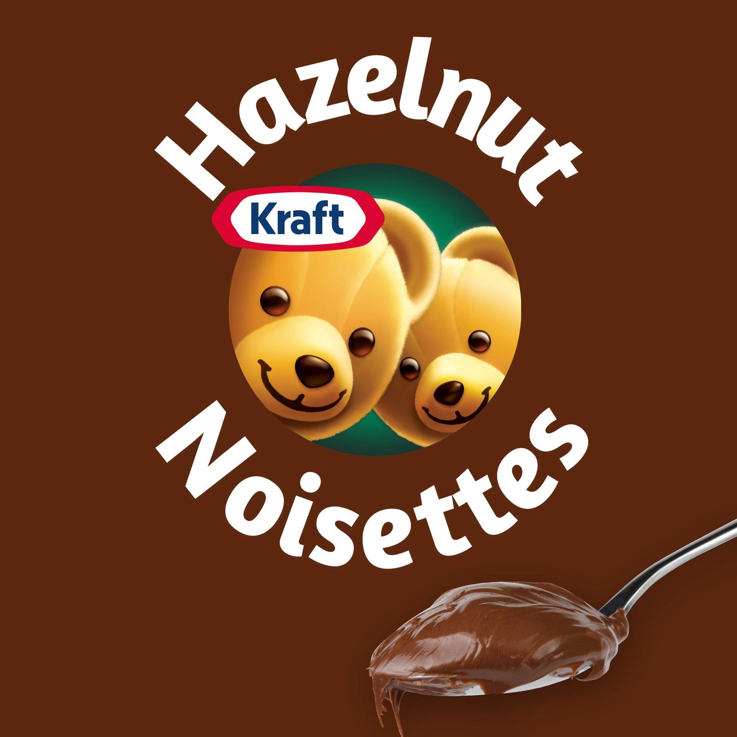 Kraft Hazelnut Chocolate Spread (No Palm Oil) 725g/25.6oz (Shipped from Canada)