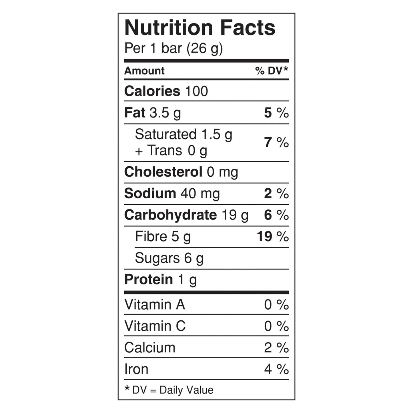 Nature Valley Lunch Box Smores Granola Bars Nutrition Facts