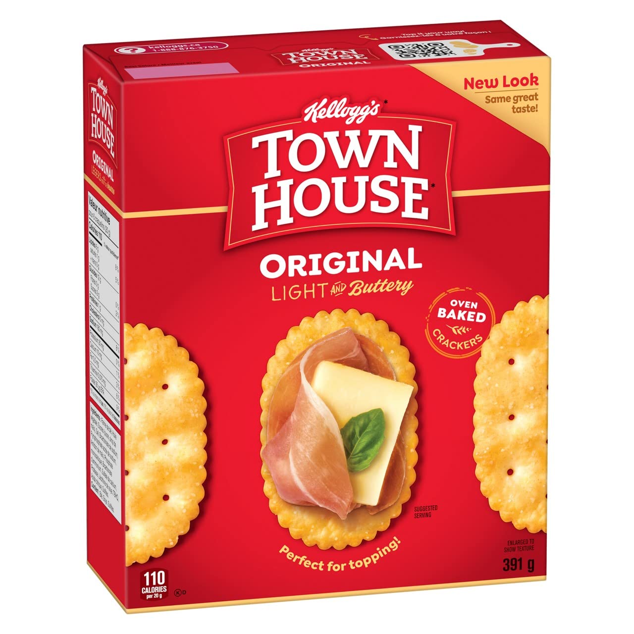 Kellogg's Town House Original Crackers 391g/13.7oz (Shipped from Canada)