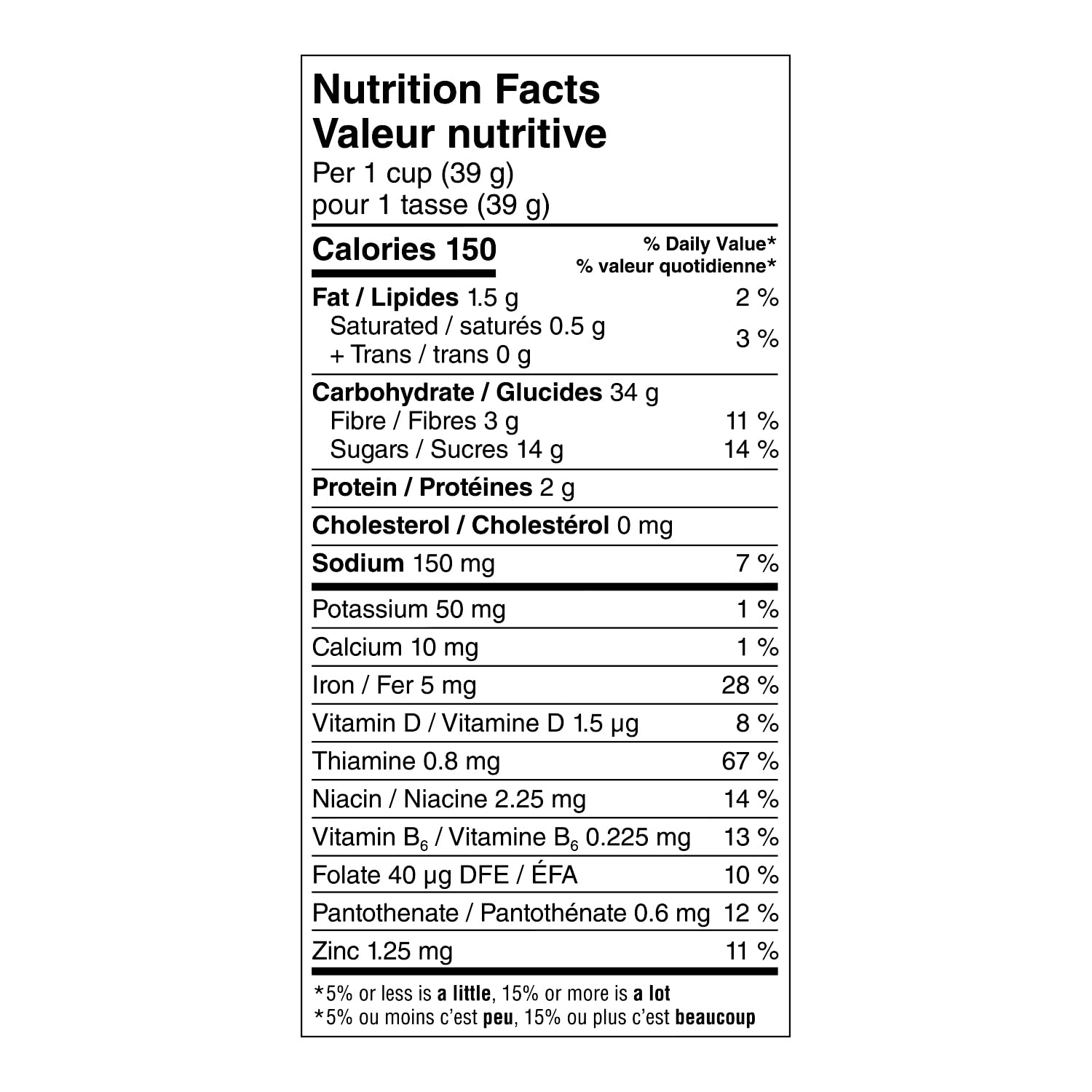 Kellogg's Froot Loops Cereal Family Size Nutrition Facts