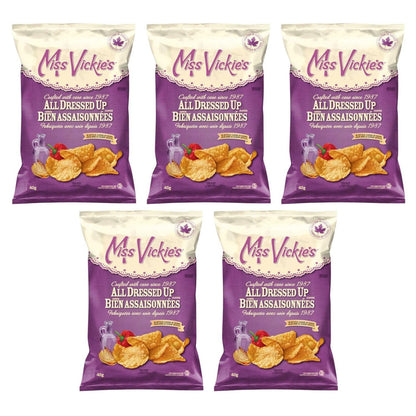 Miss Vickies All Dressed Up Chips pack of 5