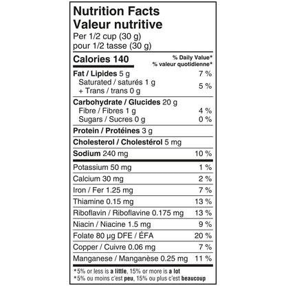 Goldfish Colours Crackers Nutrition Facts