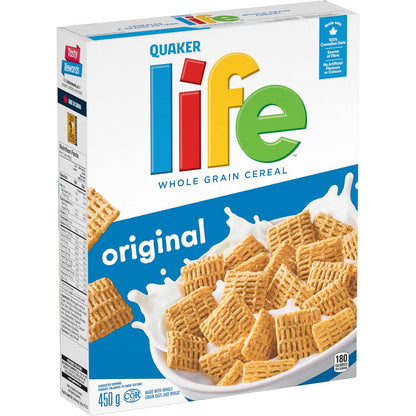 Quaker Life Original Whole Grain Cereal 450g/15.87oz (Shipped from Canada)