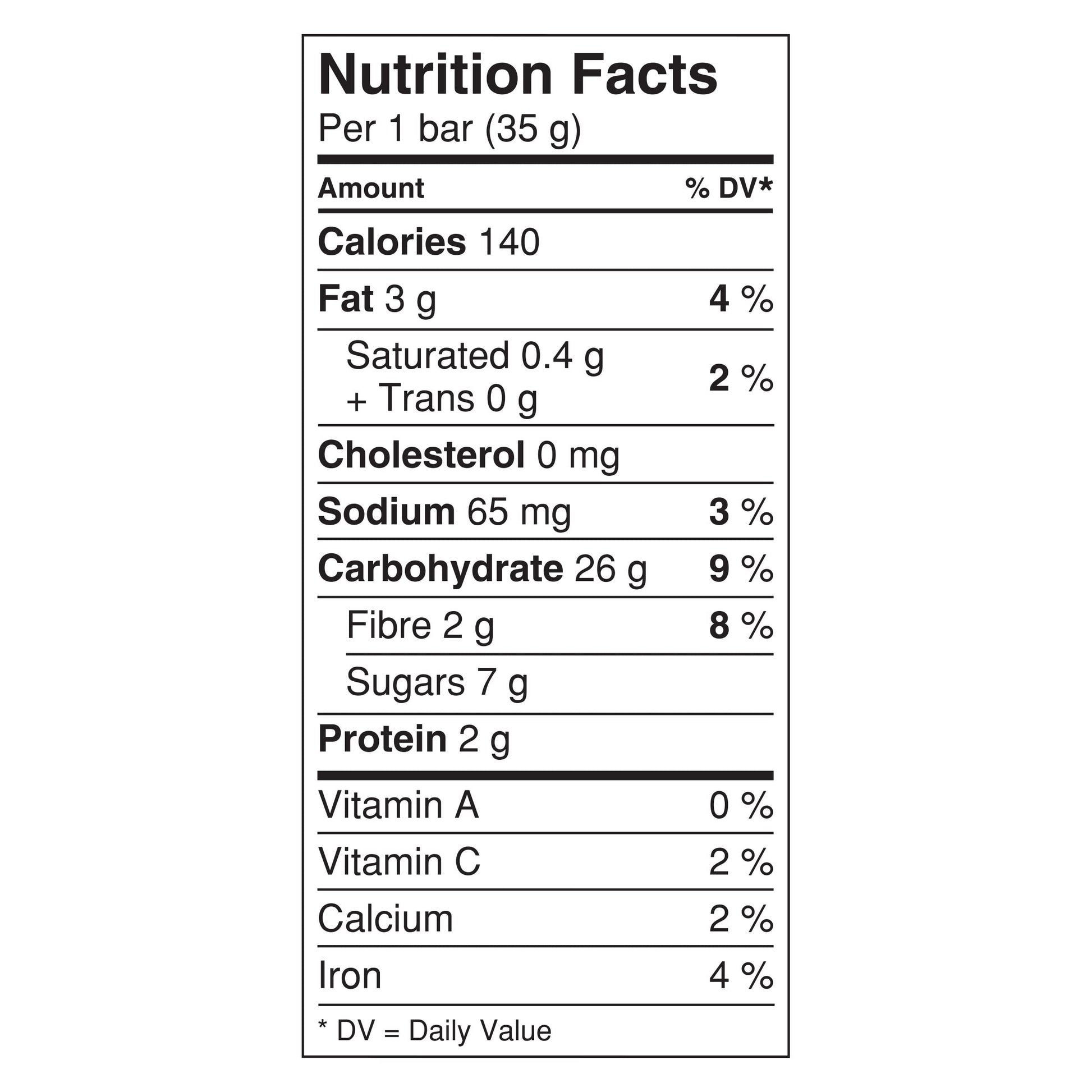 Nature Valley Mixed Berry Trail Mix Bars Nutrition Facts