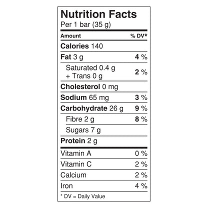 Nature Valley Mixed Berry Trail Mix Bars Nutrition Facts