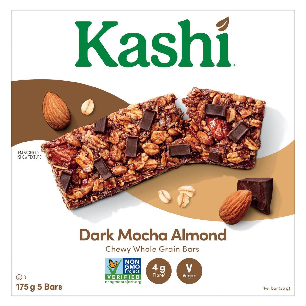 Kashi Dark Mocha Almond Whole Grain Granola Bars, 175g/6.1oz (Shipped from Canada)