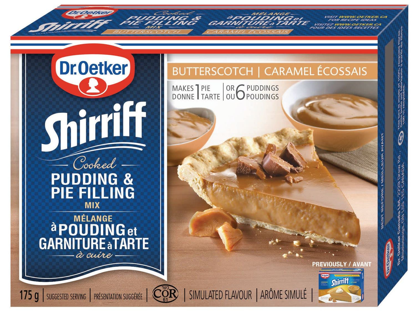 Dr. Oetker Shirriff Butterscotch Pudding front cover