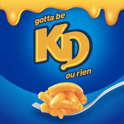 KD Kraft Dinner Original Macaroni and Cheese Pack of 4 boxes, 900g/31.74oz (Shipped from Canada)