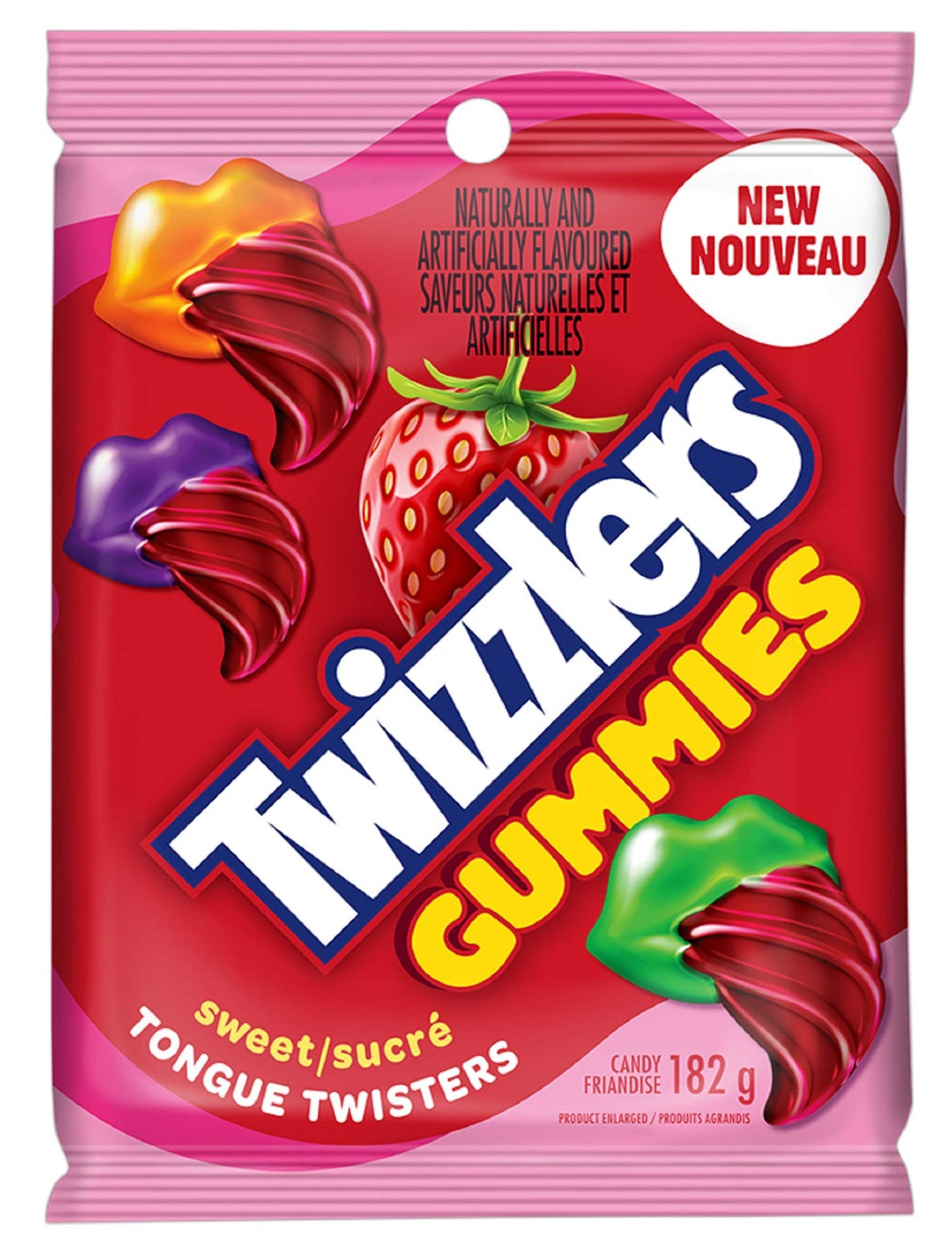 Twizzlers Gummies Sweet Tongue Twisters Candy 182g/6.41oz (Shipped from Canada)