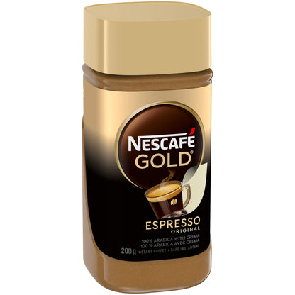 NESCAFE Gold Espresso Instant Coffee 200g/7.1oz (Shipped from Canada)