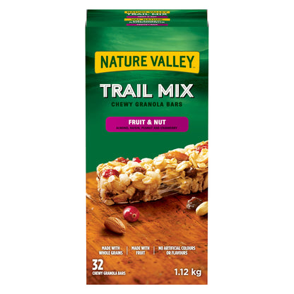 Nature Valley Fruit & Nut Chewy Trail Mix Bars front cover