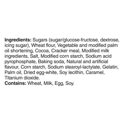 Pop Tarts Cookies & Creme Toaster Pastries Ingredients