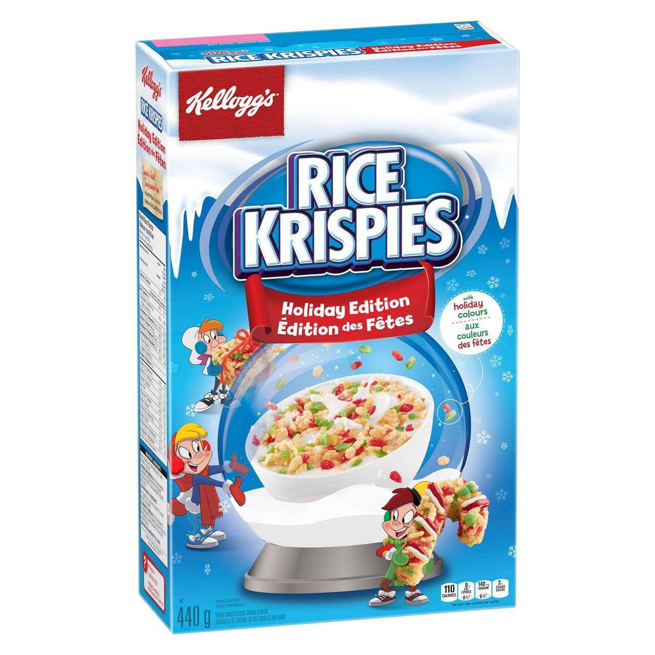 Kellogg's Rice Krispies Holiday Cereal 340g/15.5oz (Shipped from Canada)