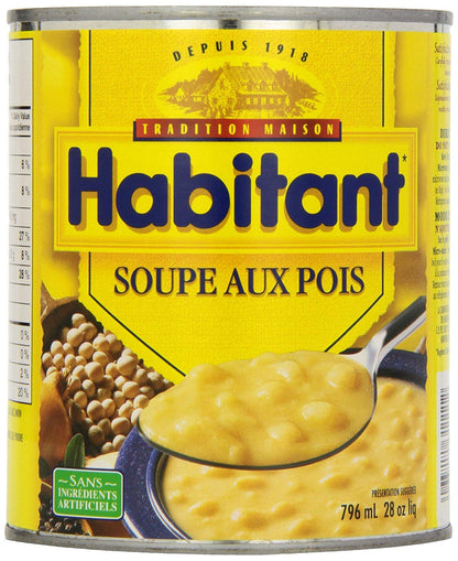 Habitant French Canadian Pea Soup 796ml/28 fl. oz (Shipped from Canada)