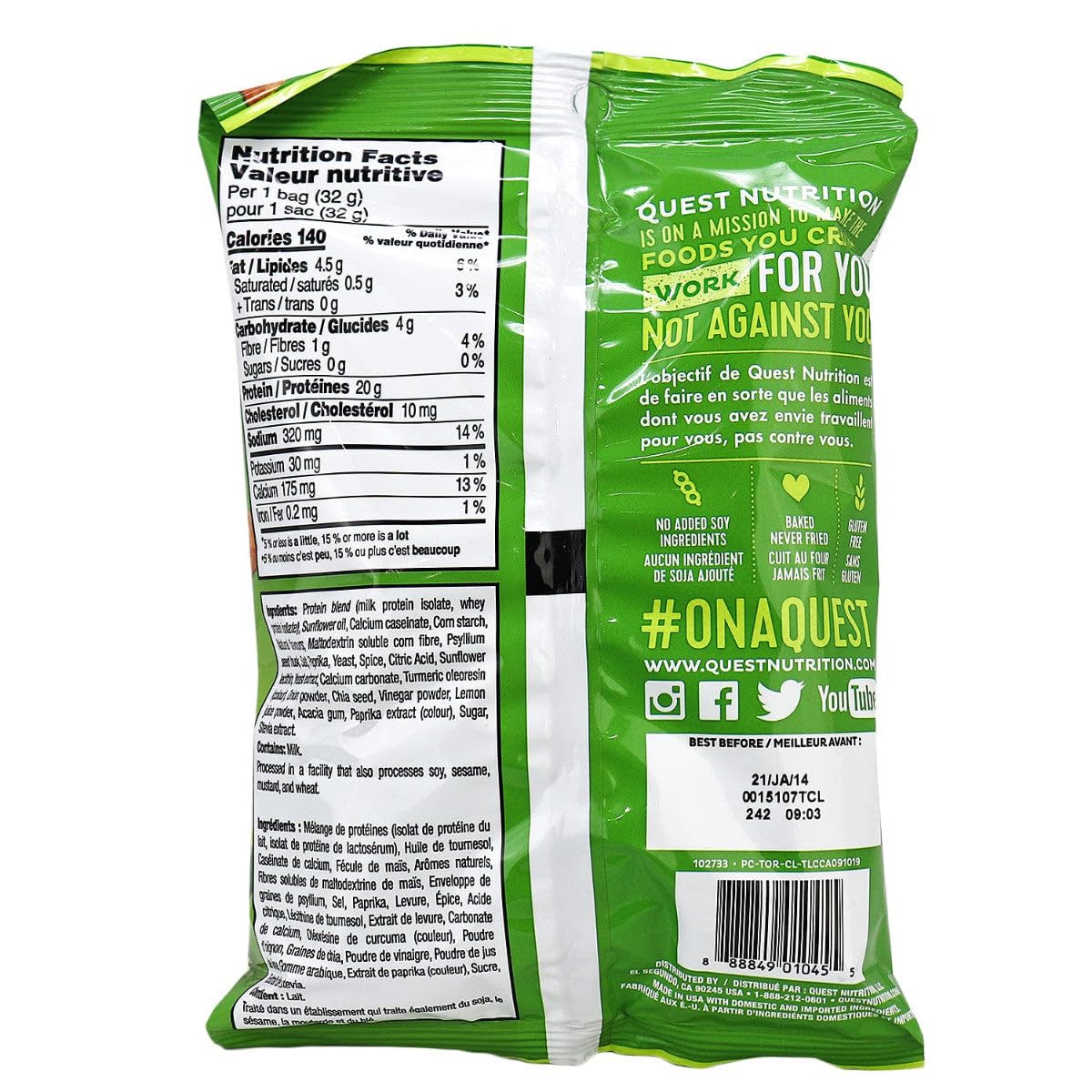 Quest Chili Lime Tortilla Protein Chips 3