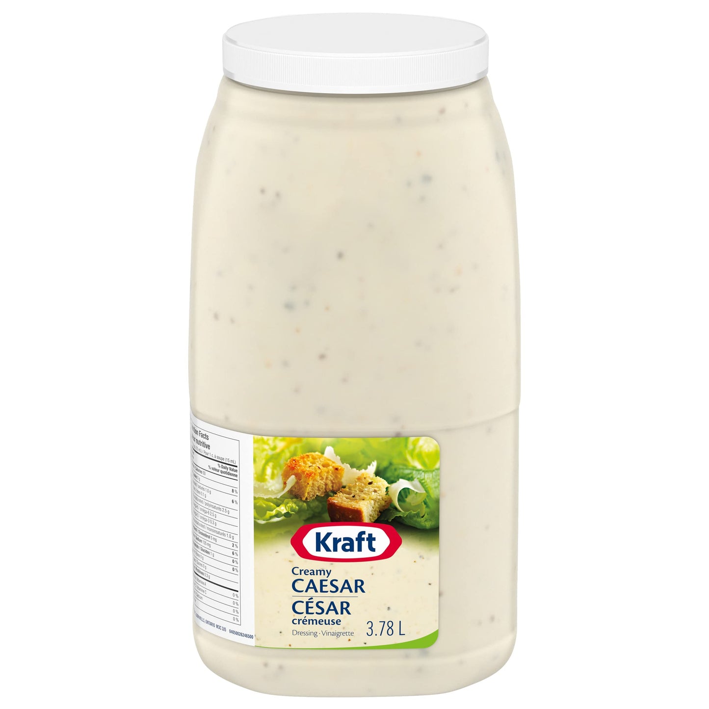 Kraft Creamy Caesar Dressing Jug, Perfect for Restaurants 3.78L/127.8fl.oz (Shipped from Canada)