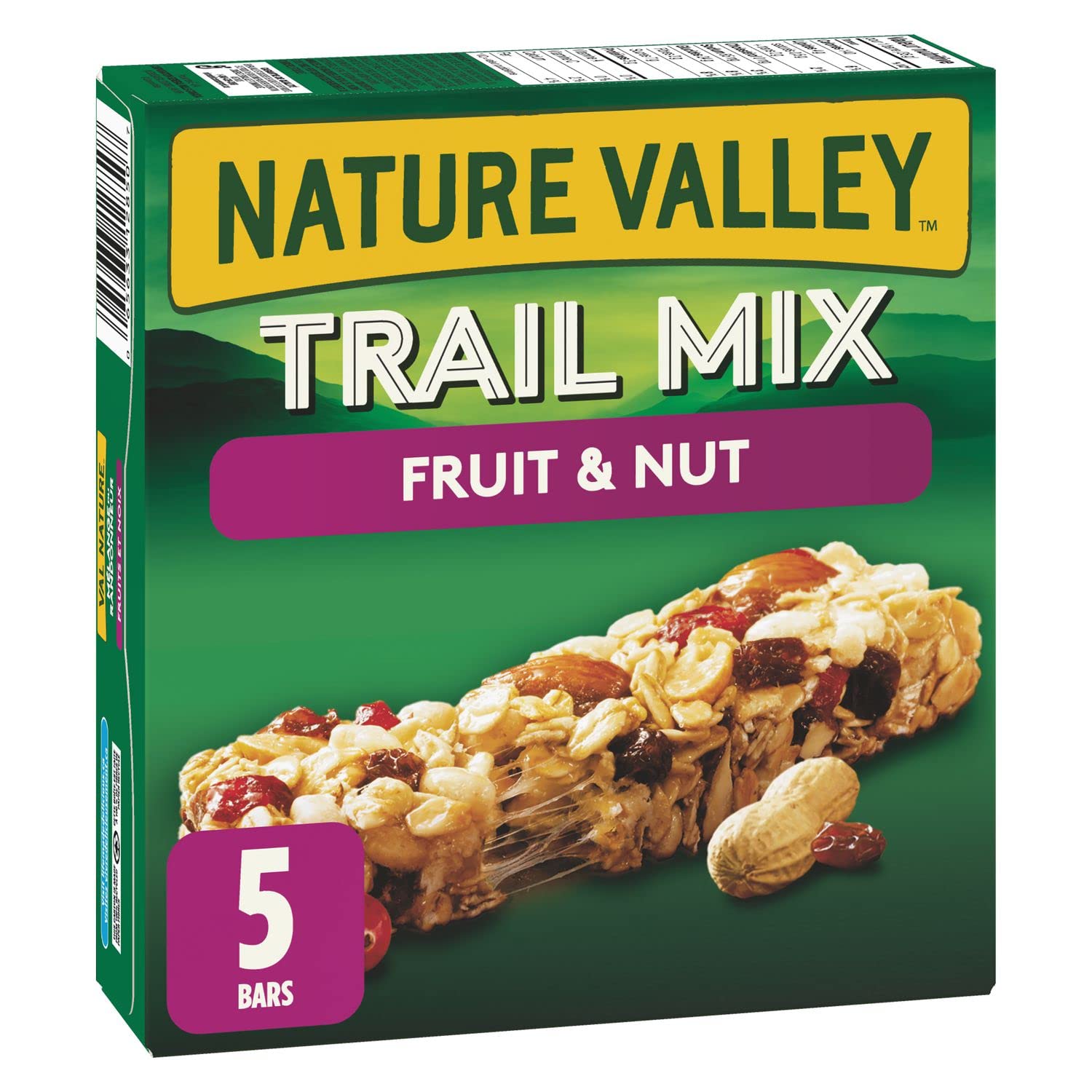 Nature Valley Trail Mix Fruit and Nut front cover