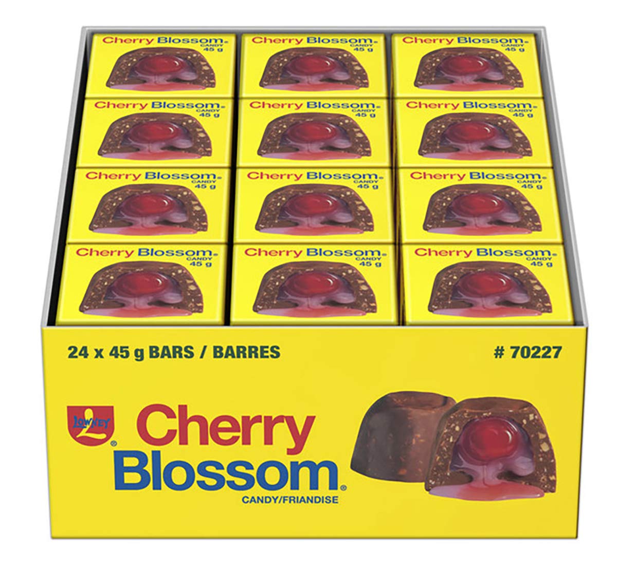 Hershey's Chocolate Candy Cherry Blossoms, 24 x 45 Grams (Shipped from Canada)