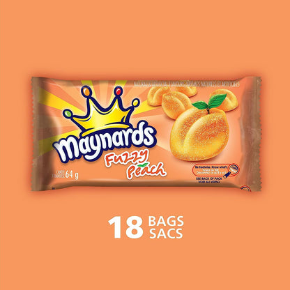 Maynards Fuzzy Peach Candy 64g/2.25oz (Shipped from Canada)