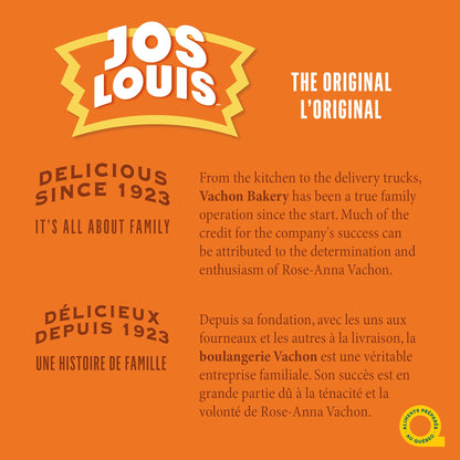 Vachon Jos Louis the Original Snack Cakes, 324g/11.4oz (Shipped from Canada)