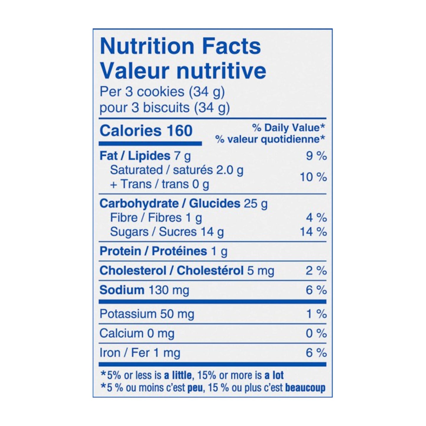 Oreo Gluten Free Sandwich Cookies Nutrition Facts