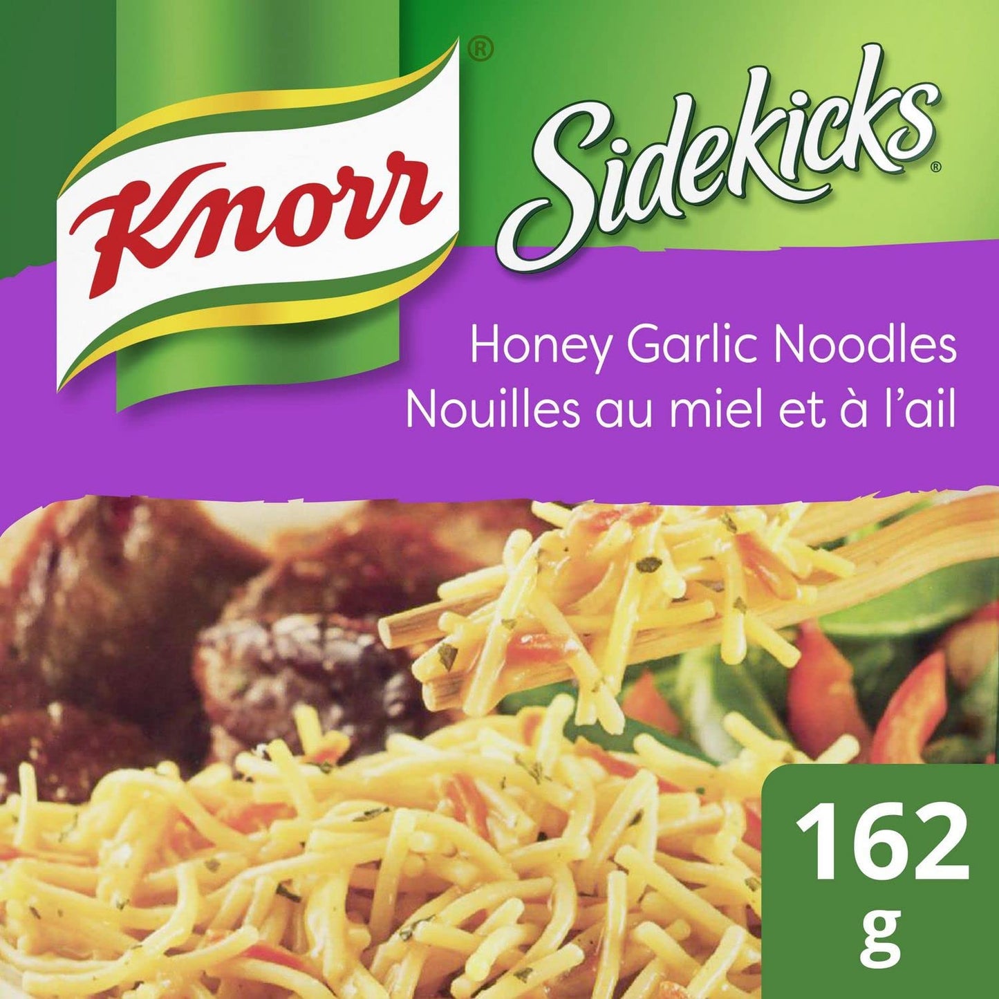 Knorr Sidekicks Honey Garlic Noodles 162g/5.7oz (Shipped from Canada)