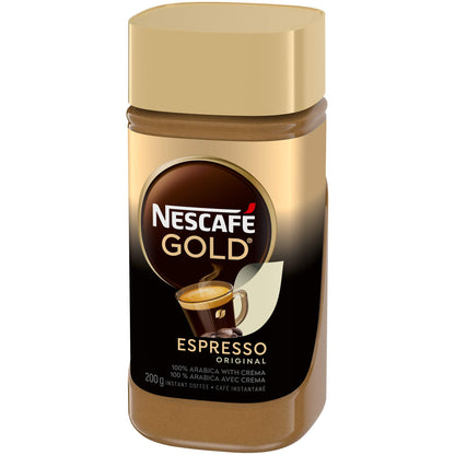 NESCAFE Gold Espresso Instant Coffee 200g/7.1oz (Shipped from Canada)