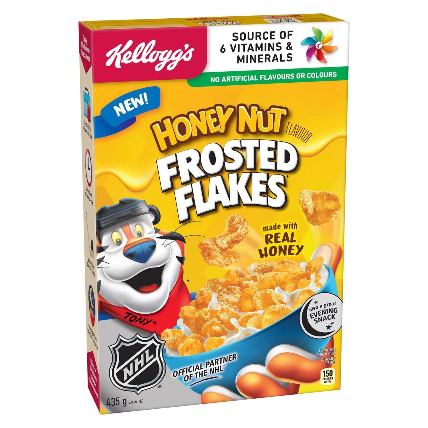 Kelloggs Frosted Flakes Honey Nut Cereal 435g/15.3oz (Shipped from Canada)