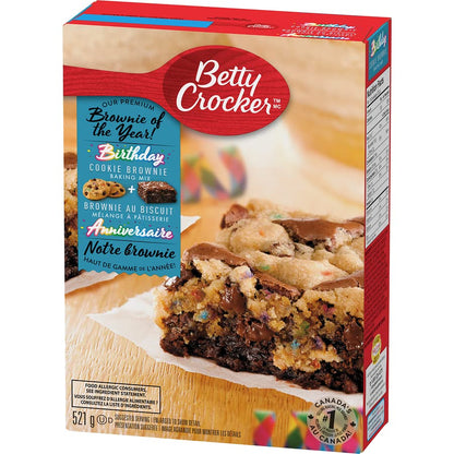 Betty Crocker Birthday Cookie Brownie Mix 1