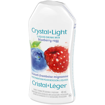 Crystal Light Liquid Drink Mix Blueberry Razz  48mL/1.6oz (Shipped from Canada)