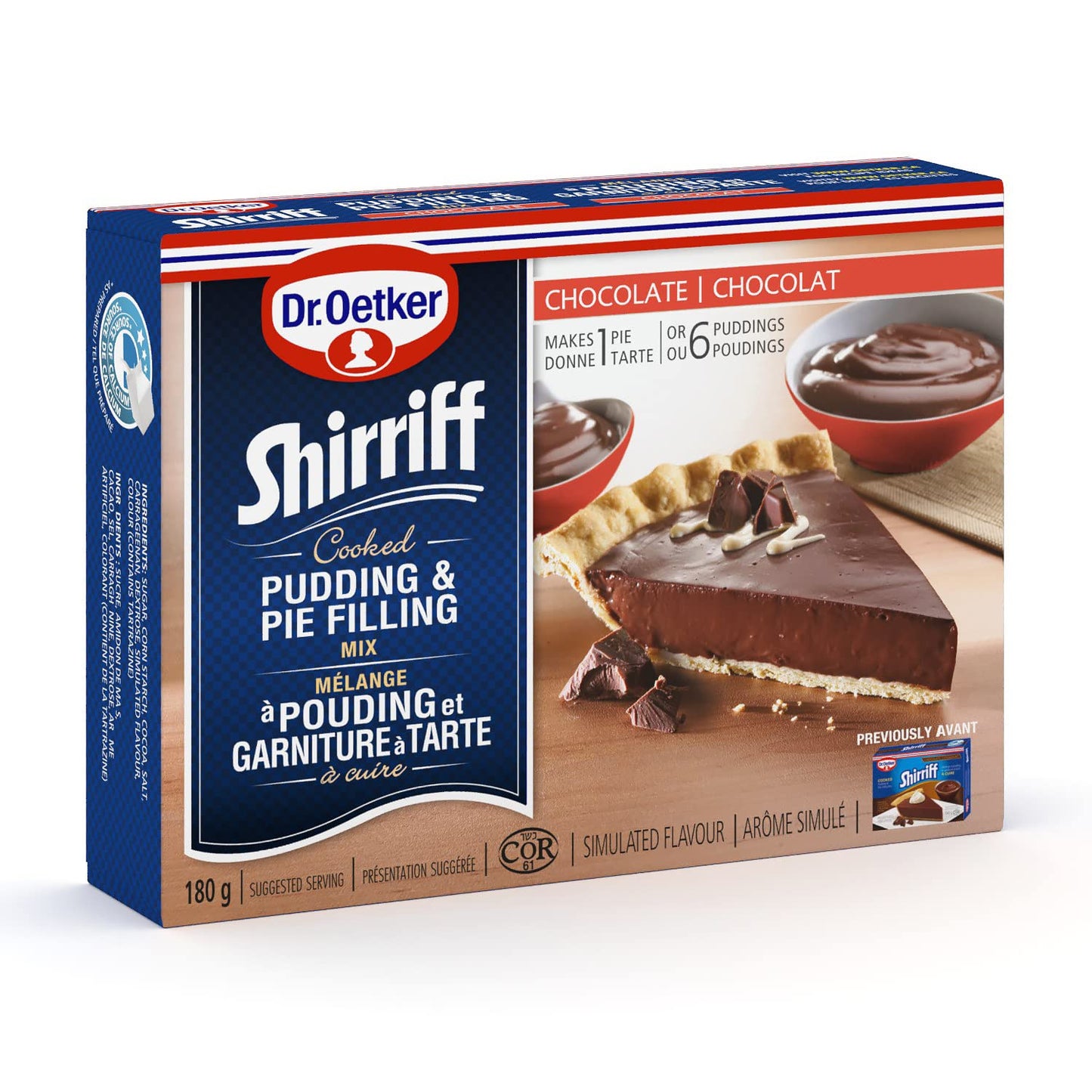 Dr. Oetker Shirriff Cooked Pudding Mix Chocolate 1