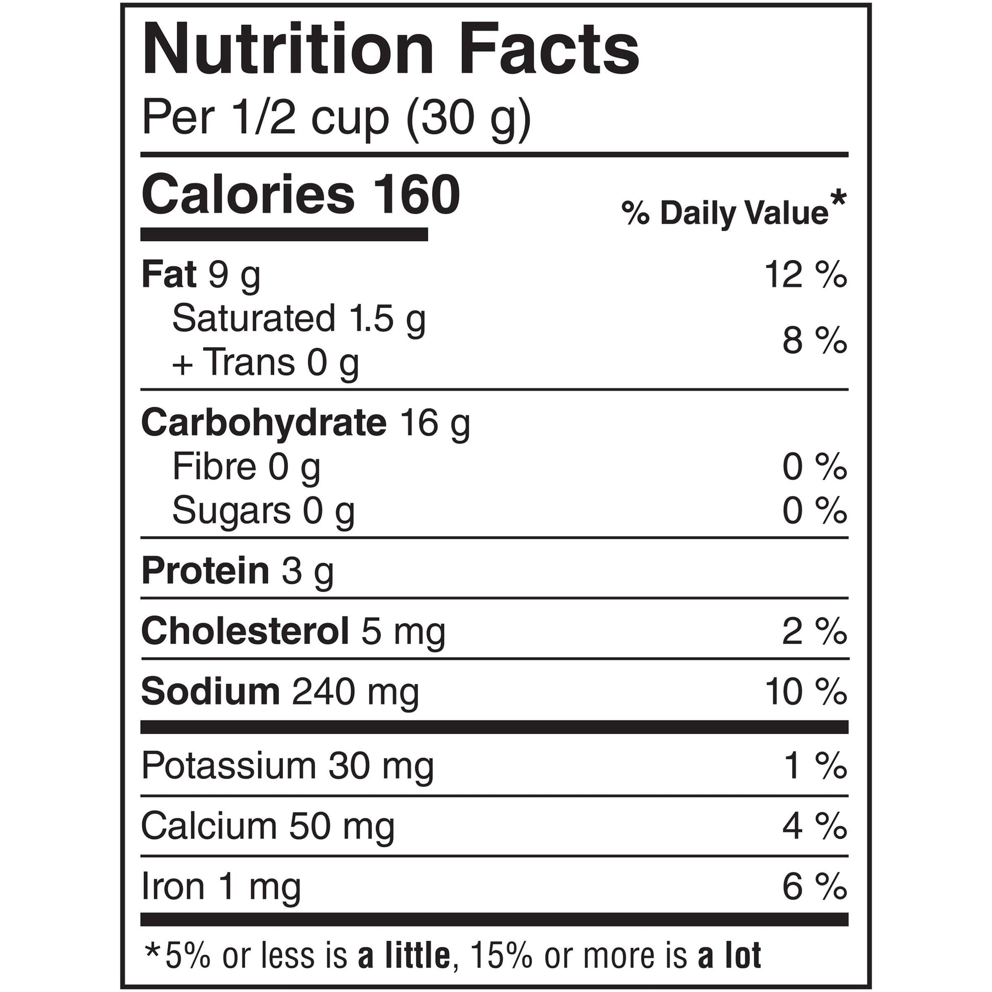 Christie Ritz Cheese Bits Cheddar Flavoured Crackers Nutrition Facts