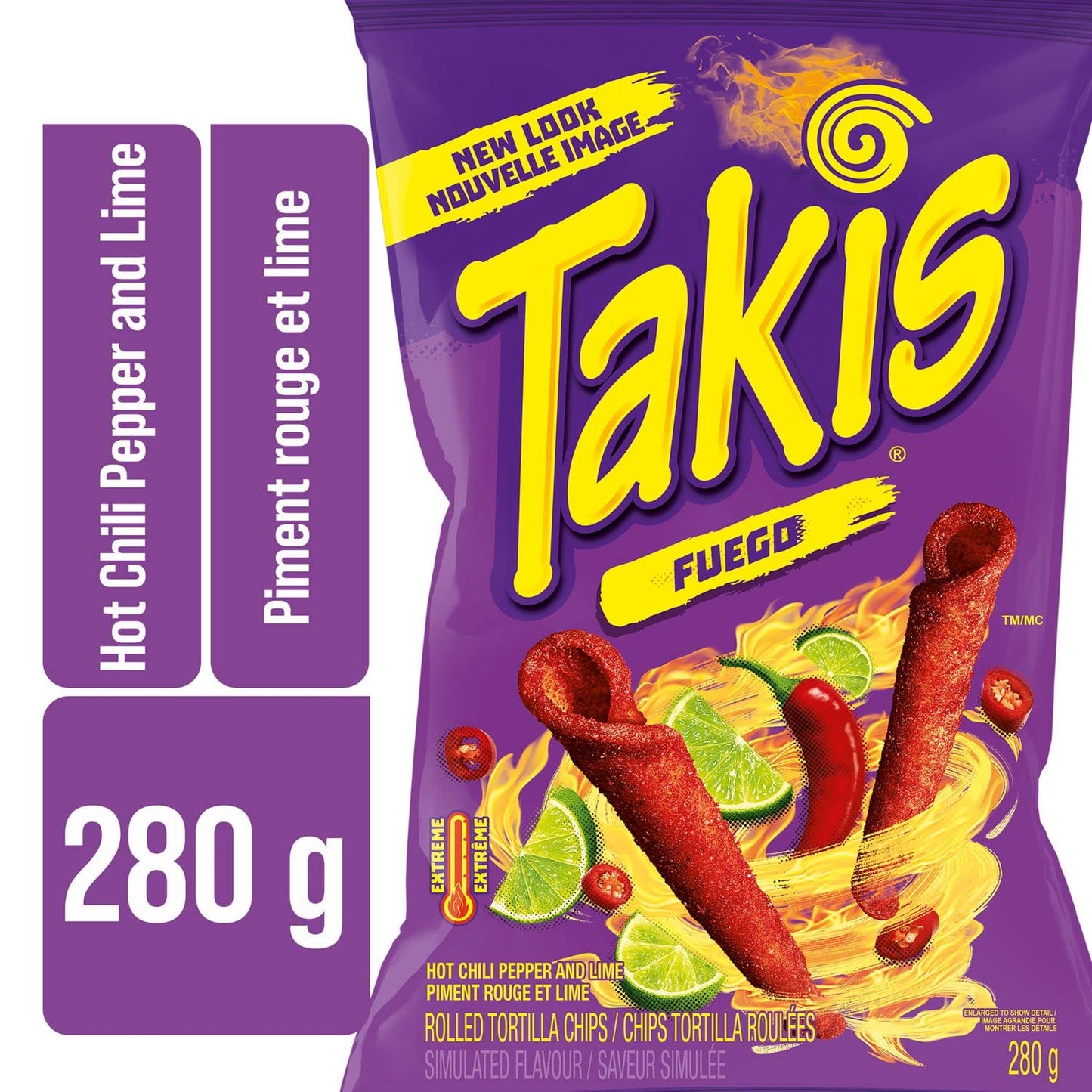 Takis Fuego Spicy Chili Pepper Lime  1