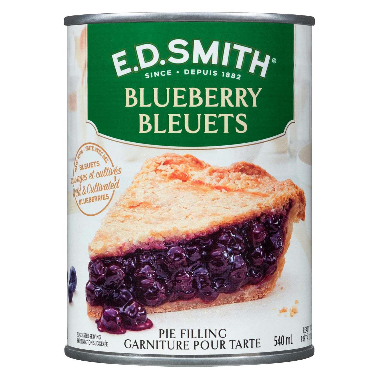 E.D. Smith Blueberry Pie Filling 540ml/18.2fl.oz (Shipped from Canada)