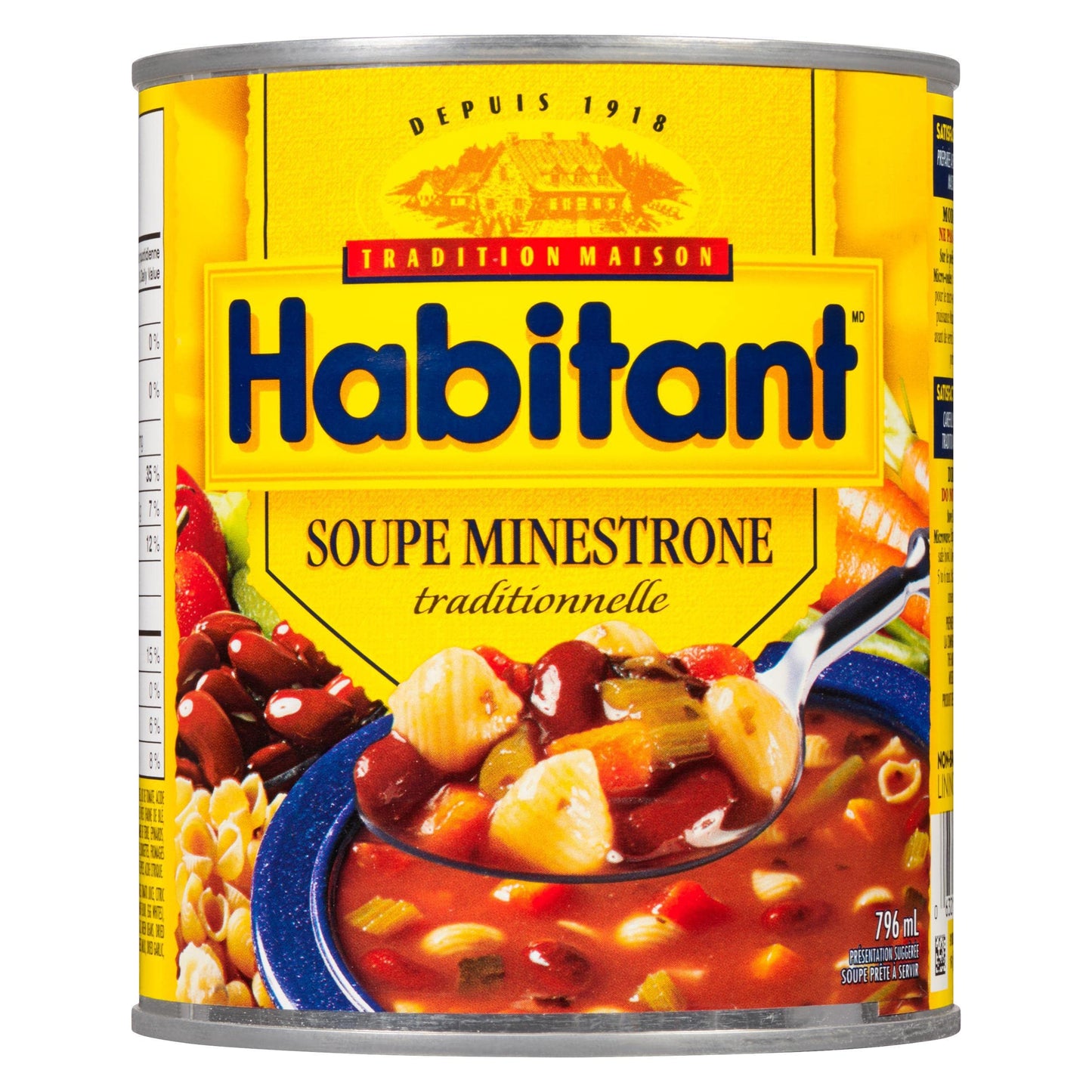 Habitant Traditional Minestrone Soup Can 2