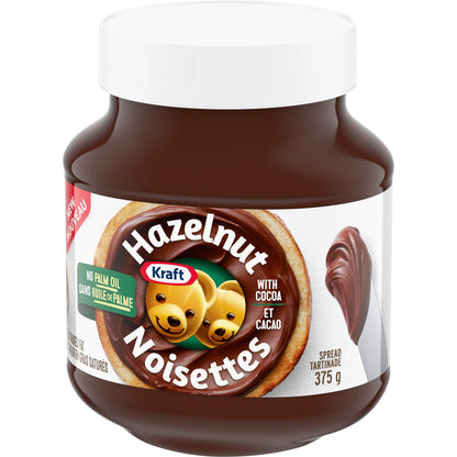 Kraft Hazelnut Chocolate Spread (No Palm Oil) 725g/25.6oz (Shipped from Canada)