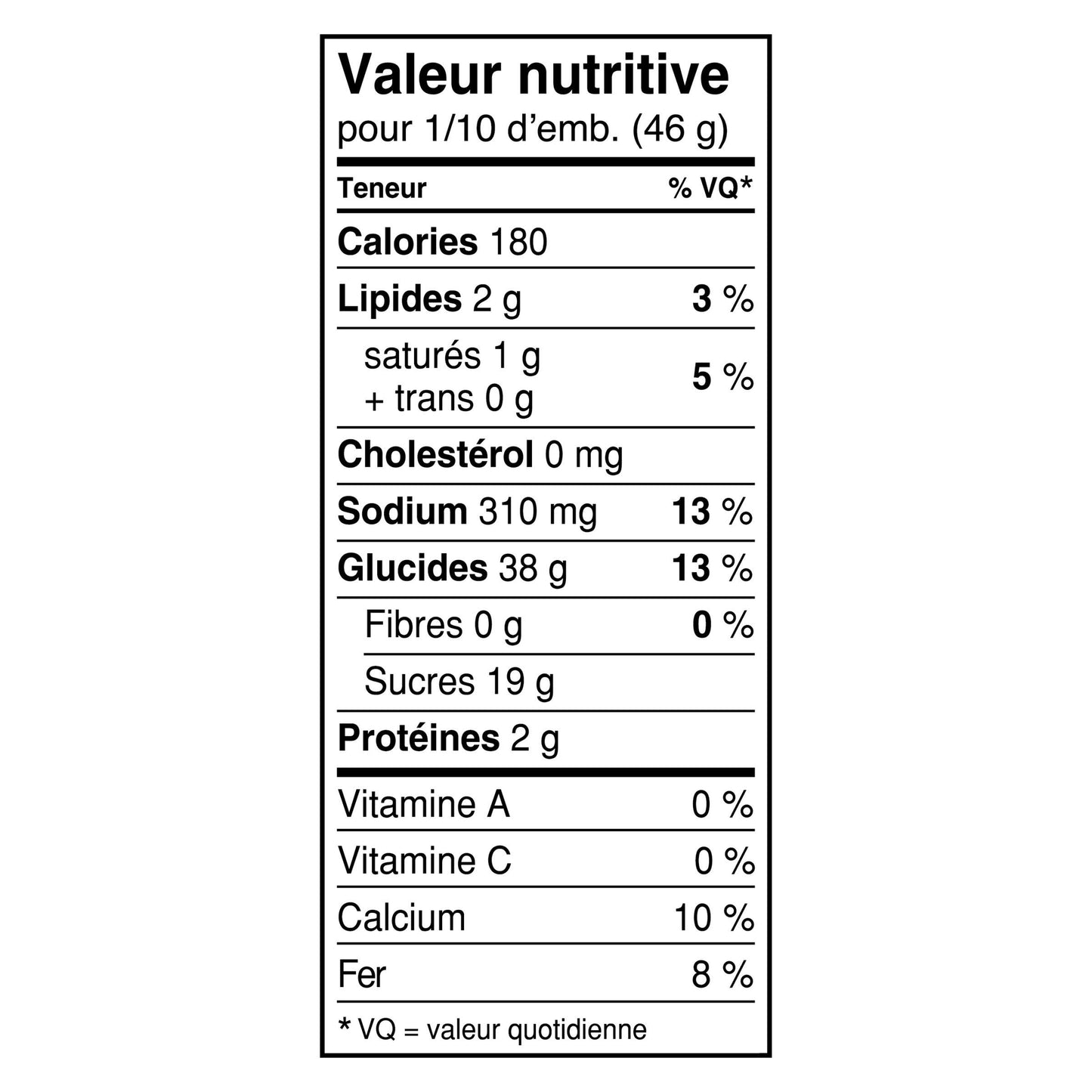 Betty Crocker Super Moist White Cake Mix Nutrition Facts French