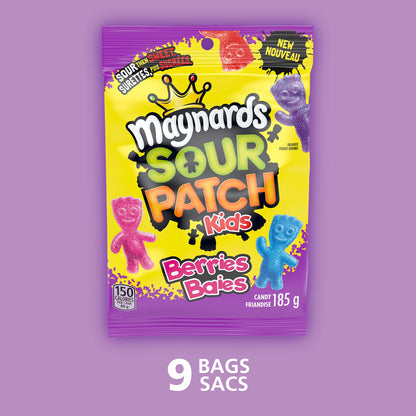 Maynards Sour Patch Kids, Berries, Candy, 185g/6.5oz (Shipped from Canada)