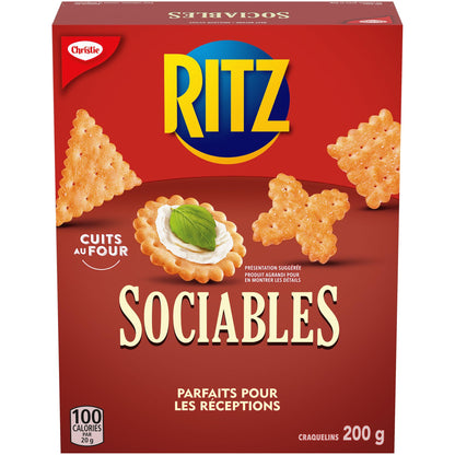 Christie Ritz Sociables Crackers 200g/7.1oz (Shipped from Canada)