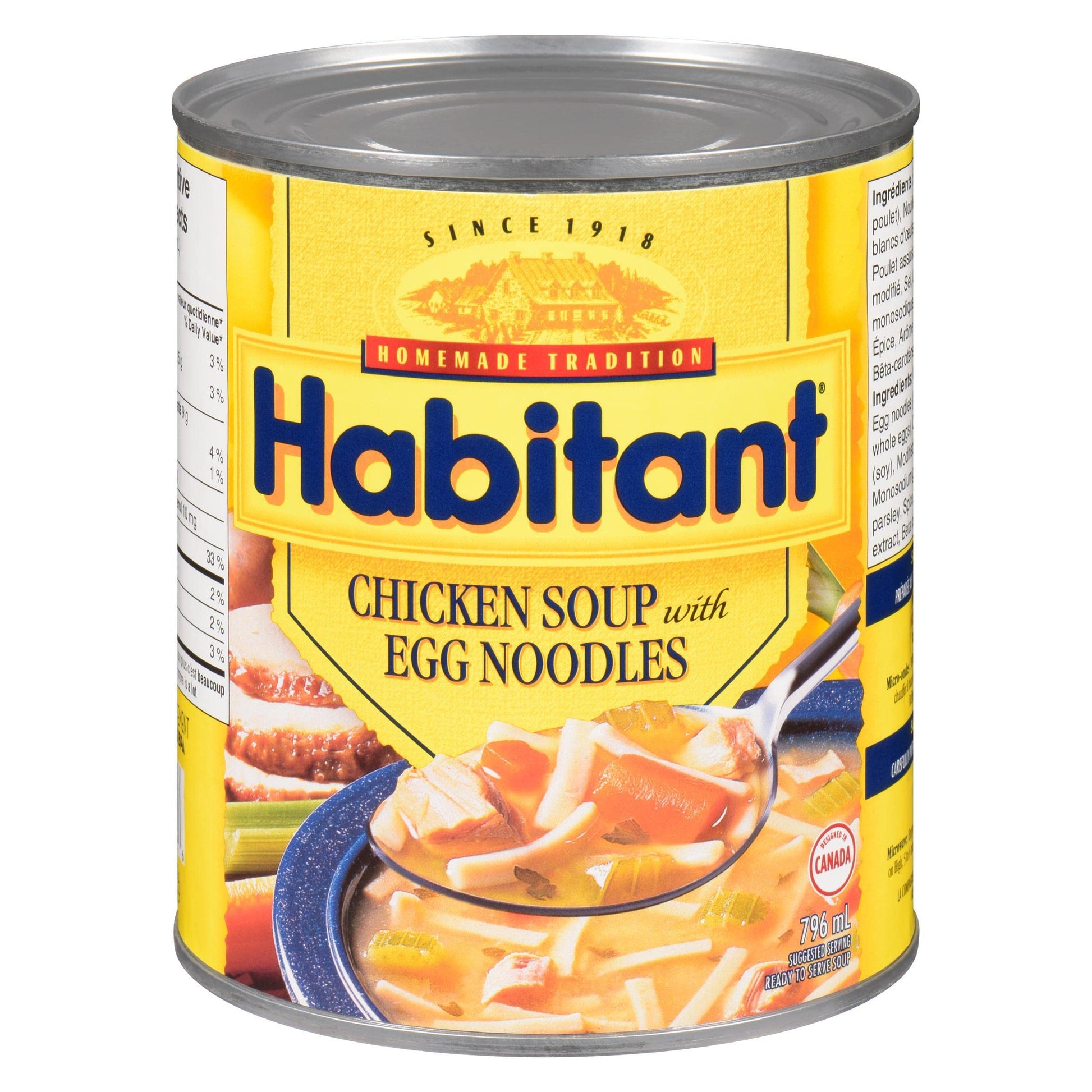 Habitant Chicken Soup with Egg Noodles