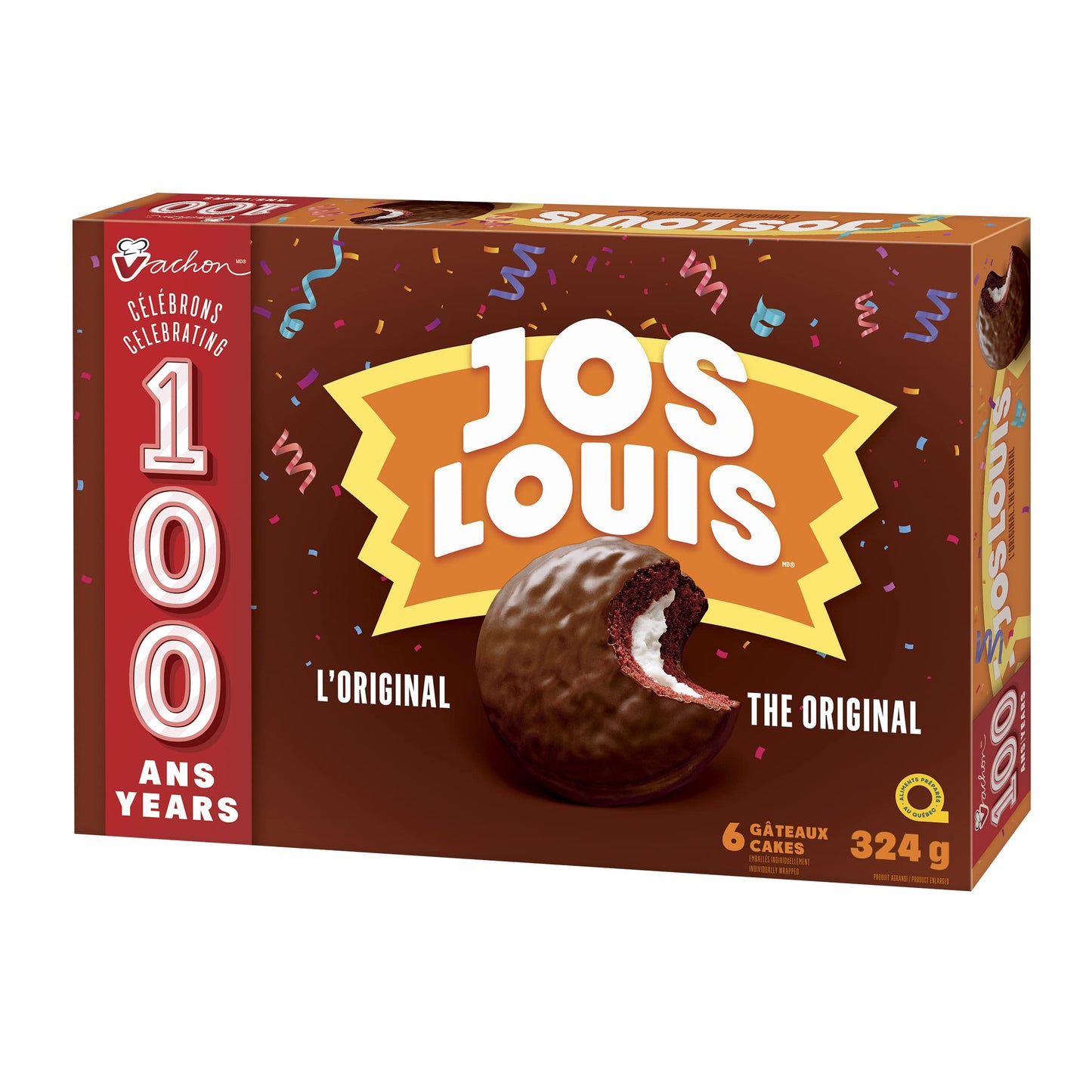 Vachon Jos Louis the Original Snack Cakes, 324g/11.4oz (Shipped from Canada)