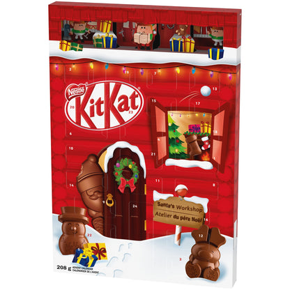 Nestle Kit Kat Christmas Holiday Chocolate Advent Calendar 208g/7.3oz (Shipped from Canada)